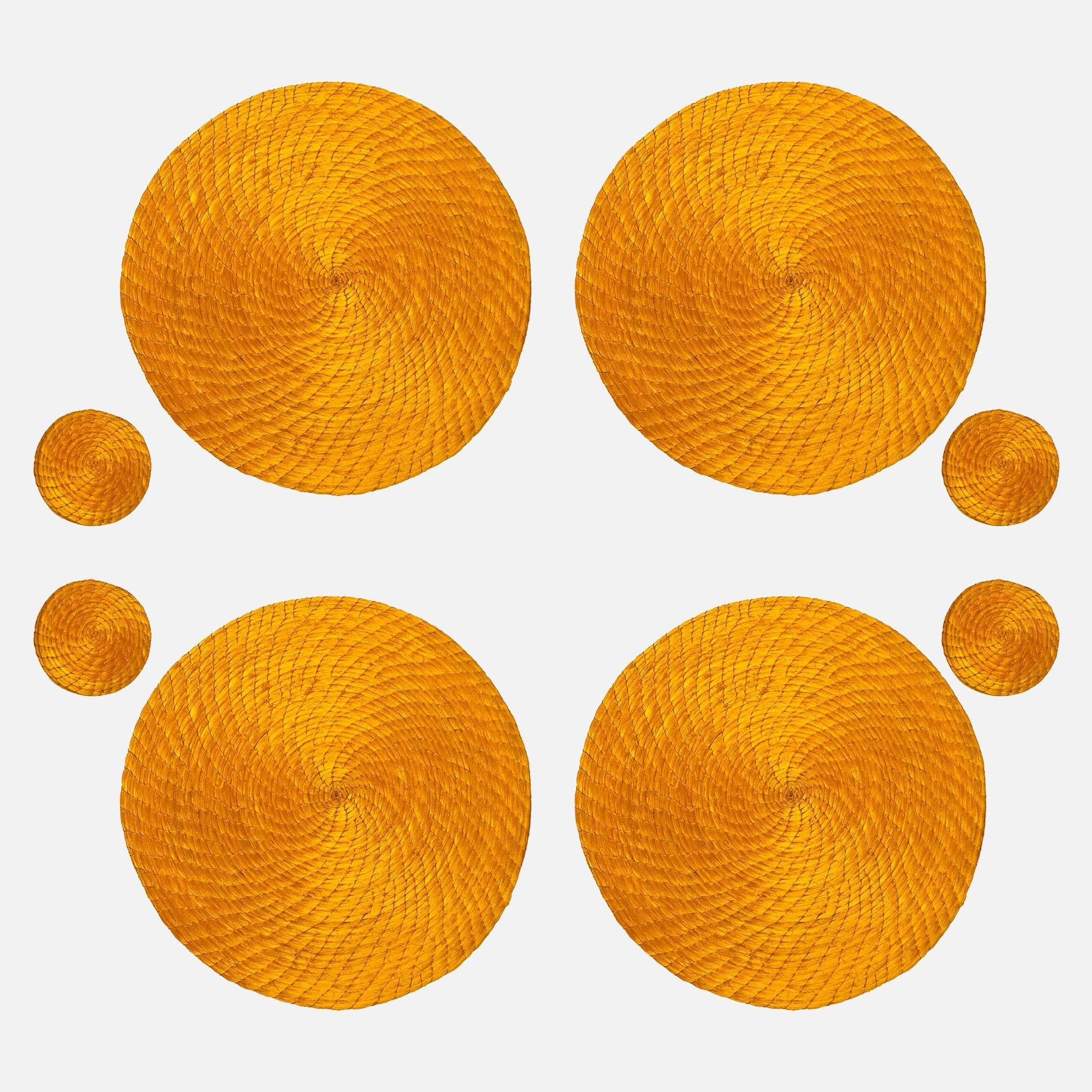 Spring Placemats and Coasters with Vibrant Color 54kibo