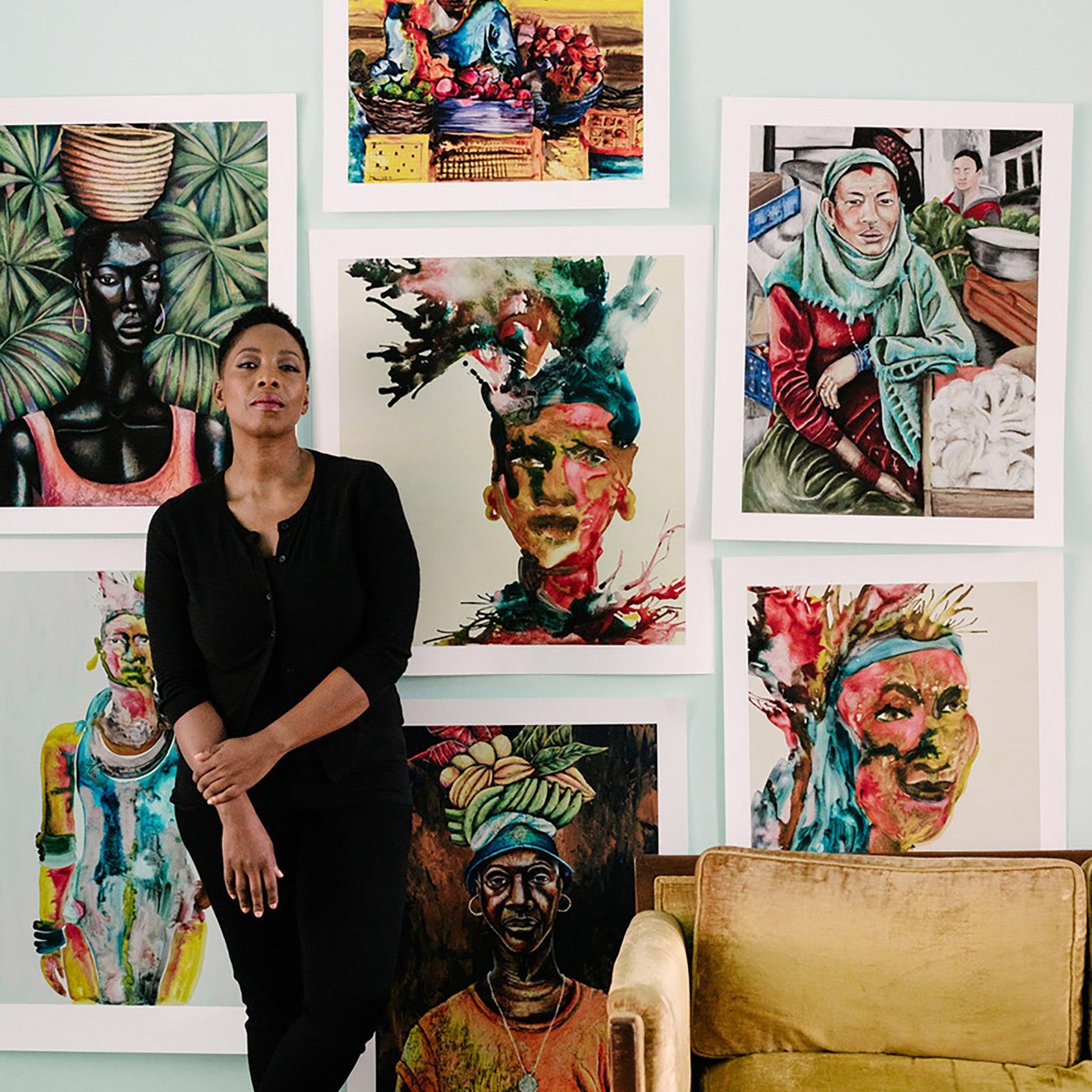TRADITIONAL AFRICAN PAINTINGS THROUGH MODERN LENS