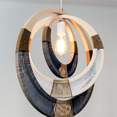 A collection of elegant woven pendant lights - 54kibo