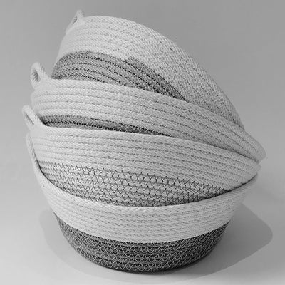 WOVEN ROPE BASKET COLLECTION - 54kibo