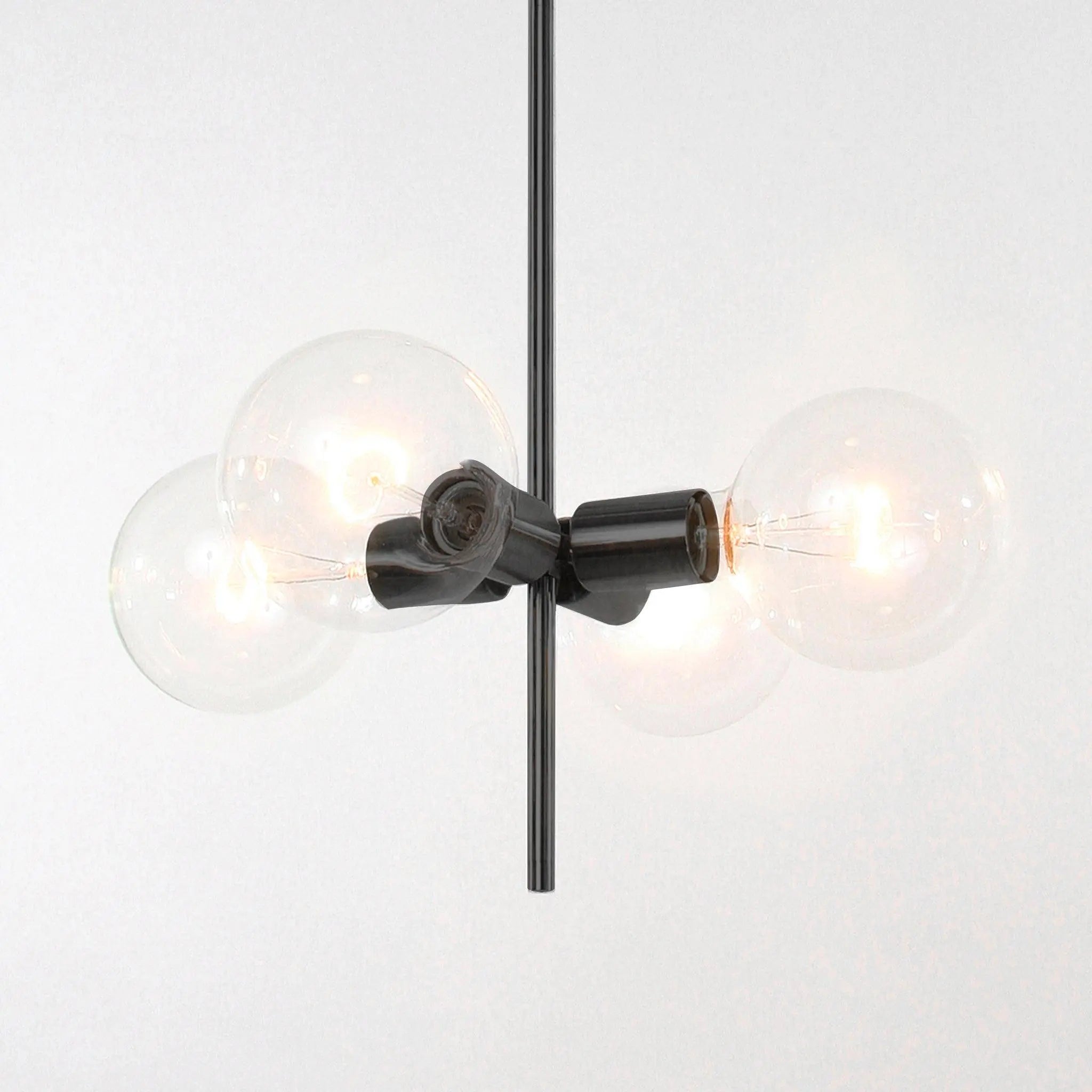 4 Globe Modern Linear Chandelier