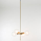 4 Globe Modern Linear Chandelier