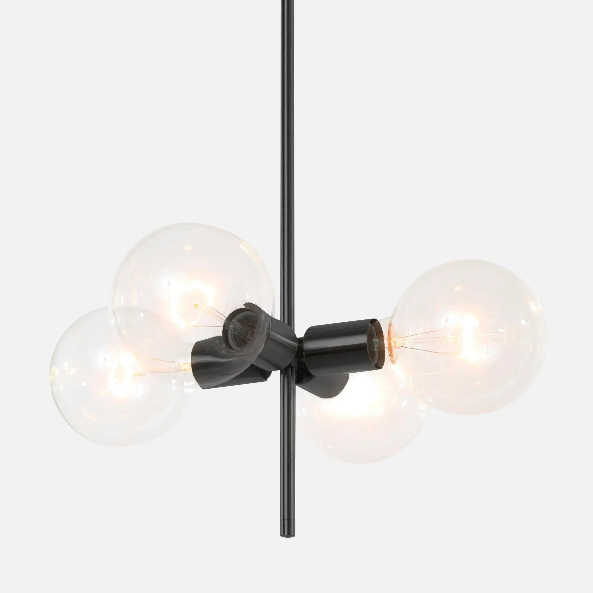 4 Globe Modern Linear Chandelier