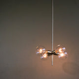 4 Globe Modern Linear Chandelier