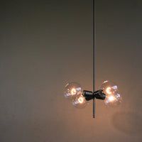 4 Globe Modern Linear Chandelier