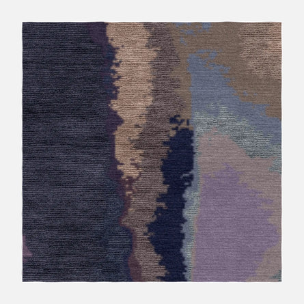 80 Knot Water Purple Rug