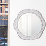 Modern Wall Mirror - White Naka
