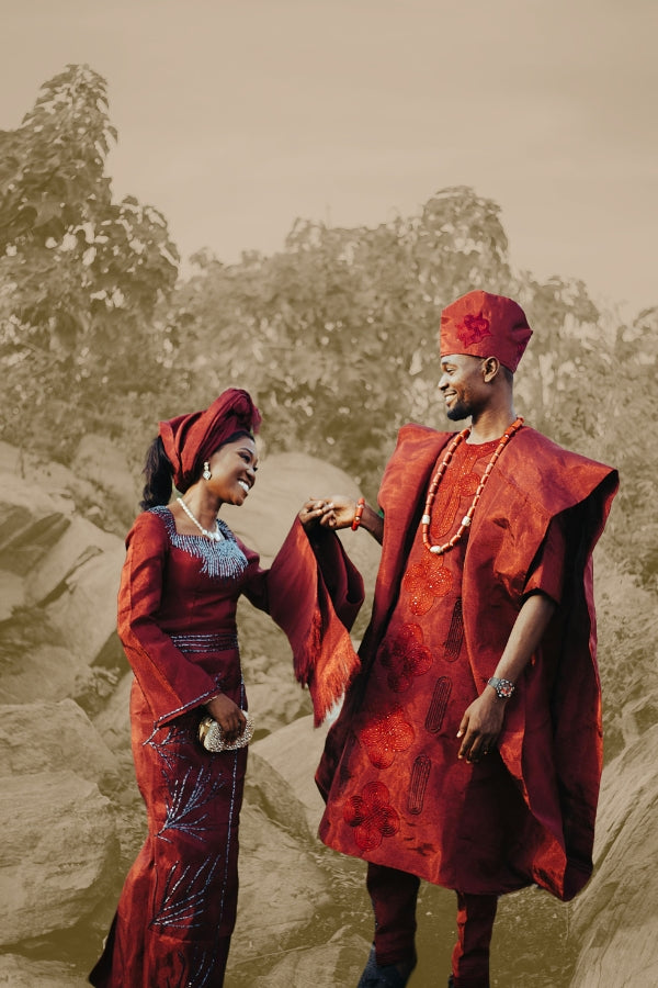 Traditional African Wedding Couple | Wedding Gift Ideas | 54kibo