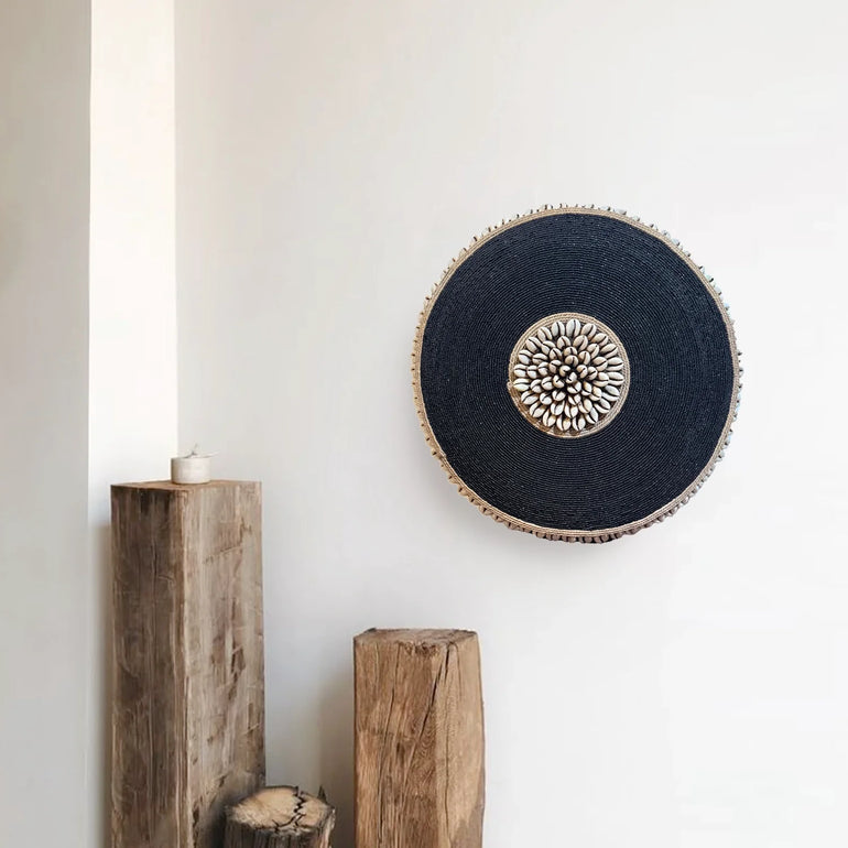 Black Wall Scupture - Wood