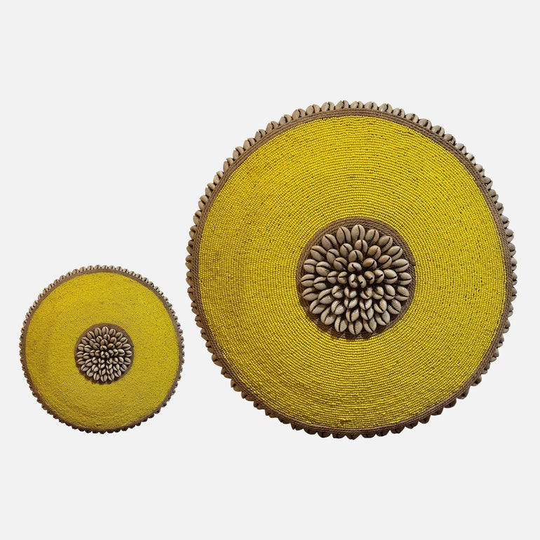 Hanging Wall Art - Yellow Beads