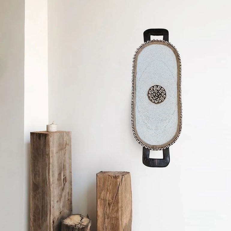 Carved Wood Wall Art - Zulu Tray