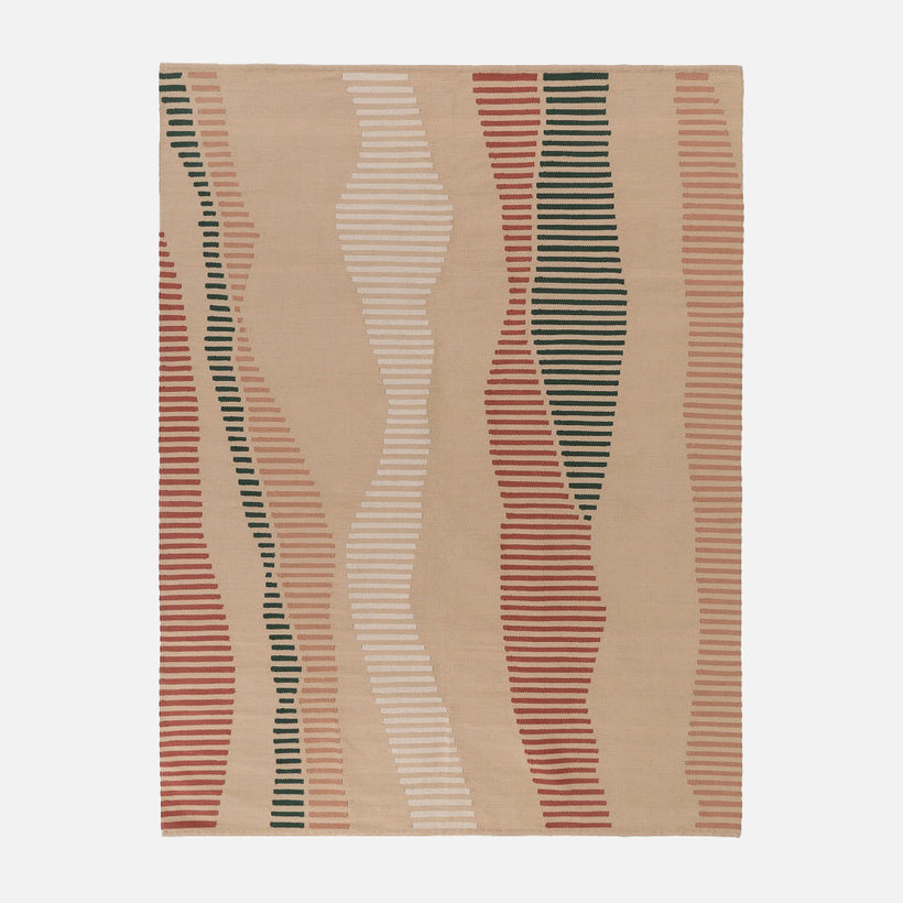 Modern Abstract Rug - Cotton