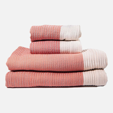 Addis Pink Bath Towels Set 2