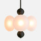 Allure 4 Cluster Glass Globe Pendant Light