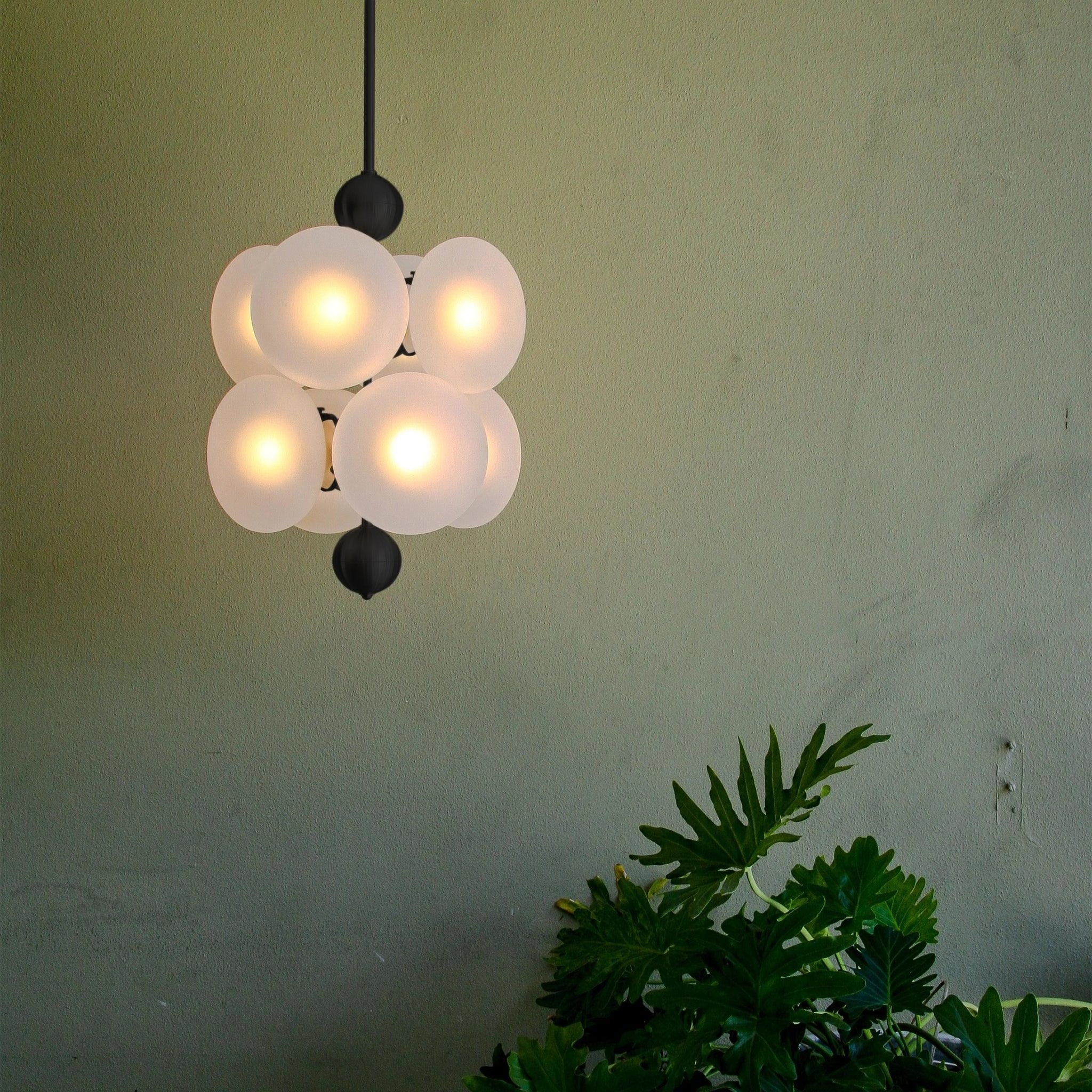 Allure Smoked Glass Pendant Light