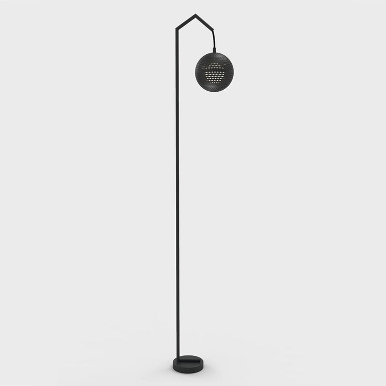 Amur Black Floor Lamp