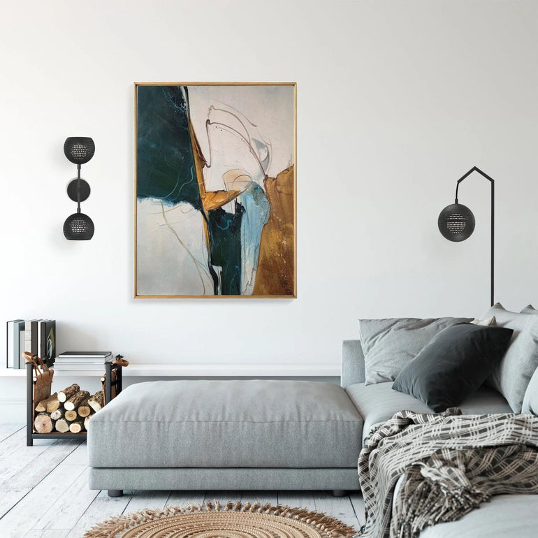 Amur Black Floor Lamp