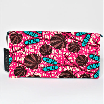 Ankara Clutch - Pink