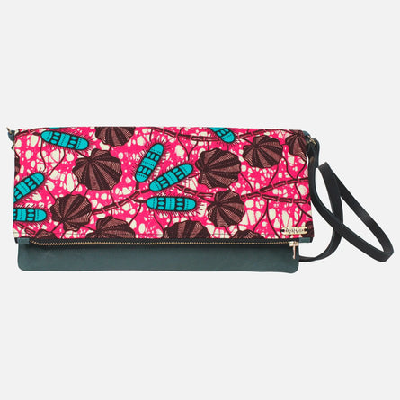 Ankara Clutch - Pink