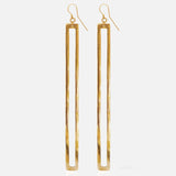 Aode Brass Funky Earrings
