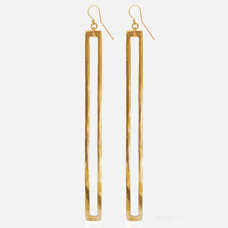 Aode Brass Funky Earrings