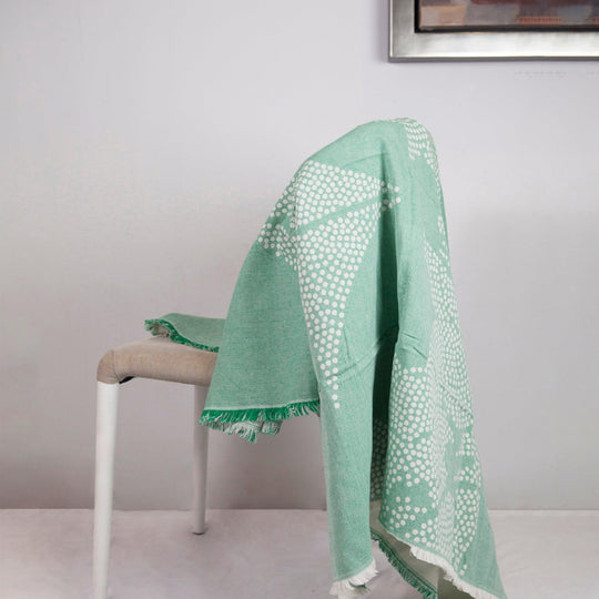 Atlas Sage Green Throw Blanket