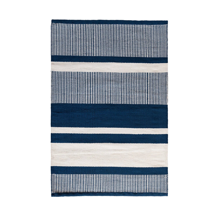 Navy Blue Bath Mat - Cotton