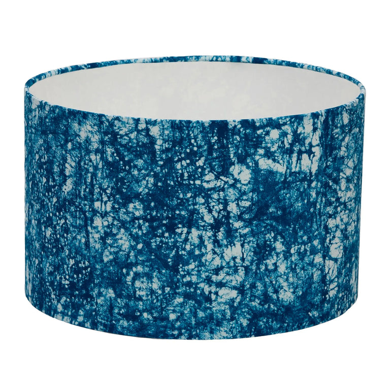 Batik Blue Floor Lamp Shades