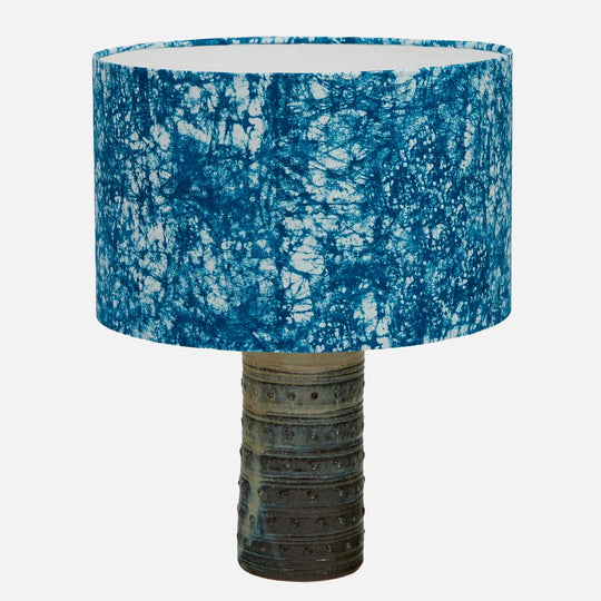 Batik Blue Floor Lamp Shades