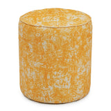 Batik Velvet Gold Ottoman