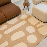 Beige Area Rug - Wool