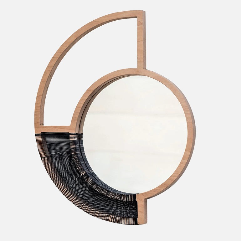 Big Mirror for Wall - Black Cord