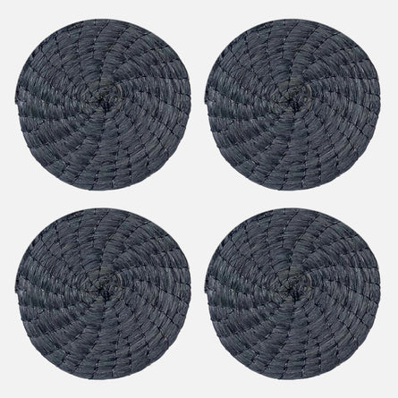 Black Coasters 4 Set