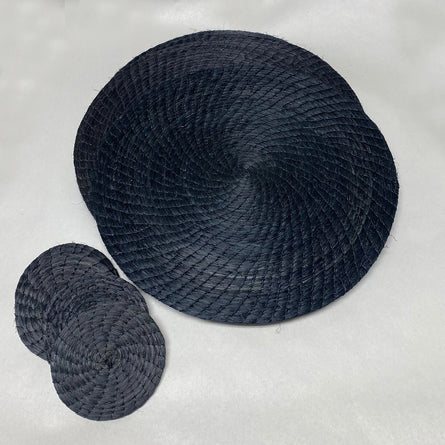 Black Coasters 4 Set