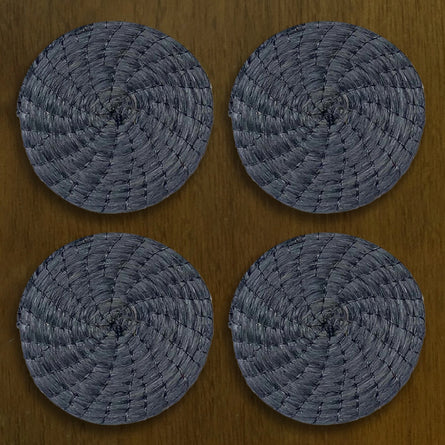 Black Coasters 4 Set