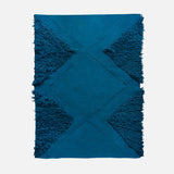 Teal and Blue Rug - Tufted Wool