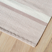 Beige Bath Mat - Cotton Washable