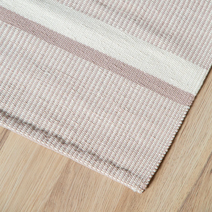 Beige Bath Mat - Cotton Washable
