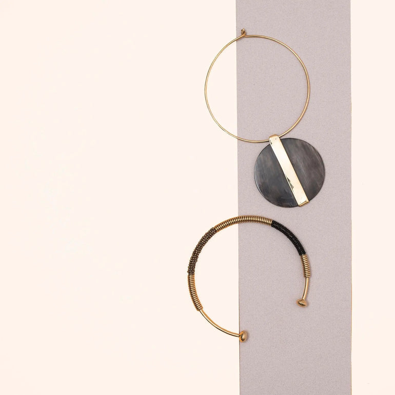 Brass Necklace Luna