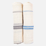 Cotton Muslin Blanket Set 2 - Lali Gray Blue