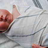 Cotton Muslin Blanket Set 2 - Lali Gray Blue