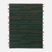 Dark Green Rug - Cotton
