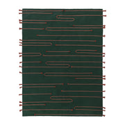 Dark Green Rug - Cotton