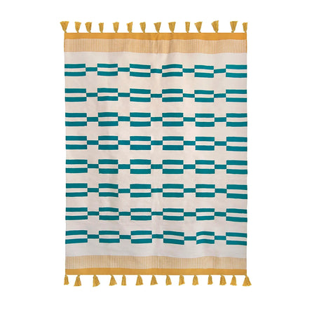 echo-teal-yellow-organic-cotton-rugs