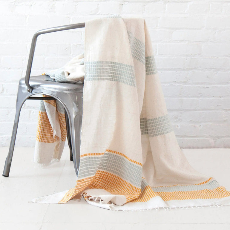 Ethiopian Gold Throw Blanket