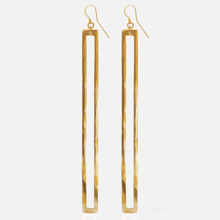 Aode Brass Funky Earrings