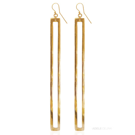 Aode Brass Funky Earrings