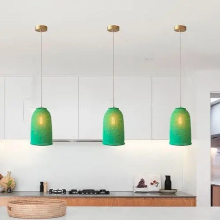 Green Modern Kitchen Island Lighting