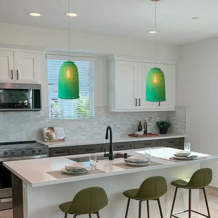 Green Modern Kitchen Island Lighting