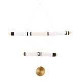 2 Stick Black Hanging Mobile Art